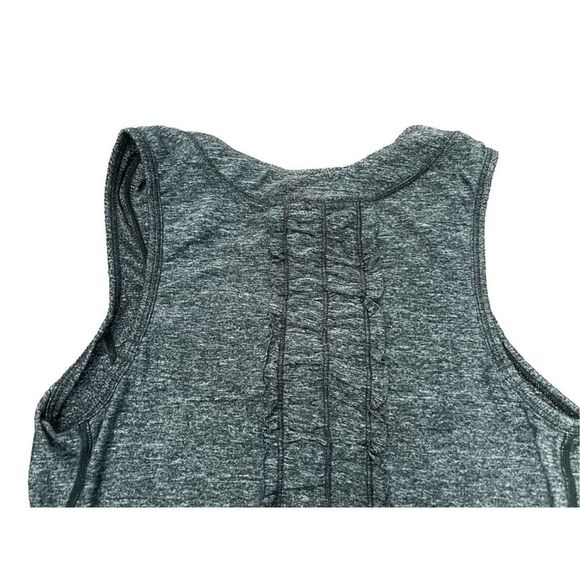 Lululemon Dash  Tank II *Heather Gray/Black* Size 4 - Picture 6 of 7